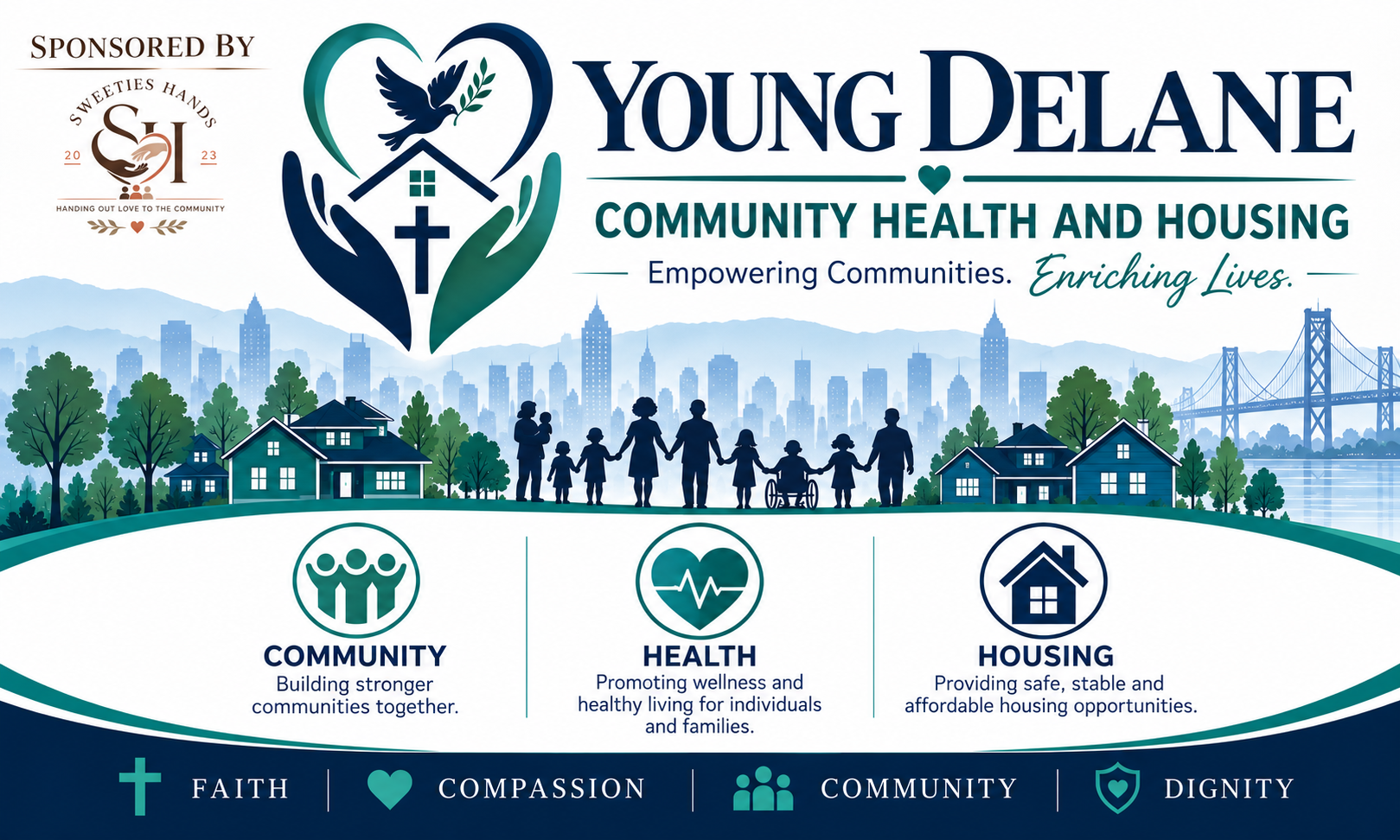 Young DeLane community health and housing flyer